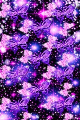 紫色の蝶壁紙 Phonekyから携帯端末にダウンロード