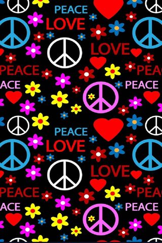 Peaceful Vibes: A Colorful Celebration of Love