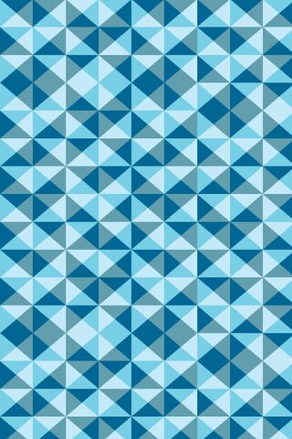 Geometric Waves of Blue..