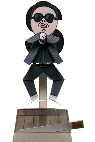 Dance of the Paper Icon: Psy's Gangnam Style