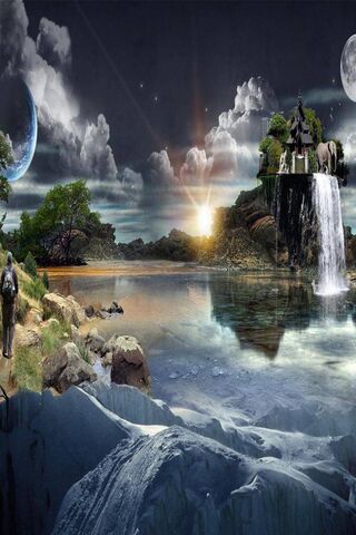 Dreamscape of Nature's Wonders 🌌🌊