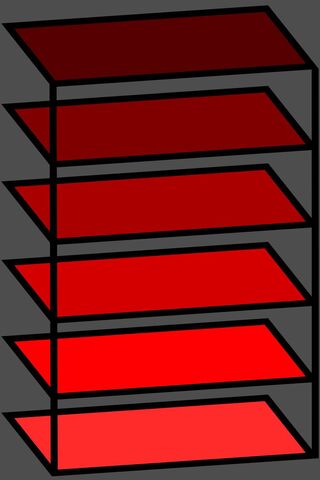 Bold Red Shelves: A Statement of Style