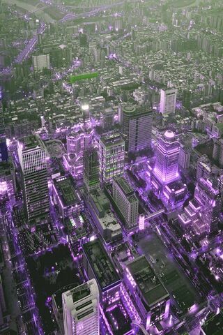 Enchanted Twilight: The Purple City 🌆💜