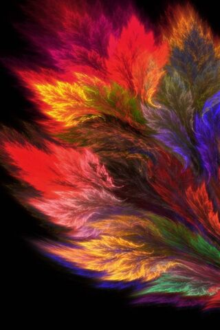 Vibrant Whirl of Nature's Palette 🌈🍂