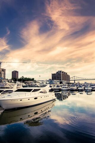 Harbor Full Of Boats