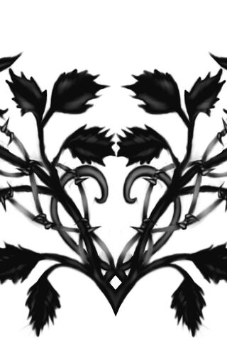 Thorns of Love: An Abstract Heart