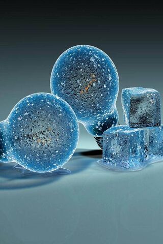 Frozen Glow: The Enchantment of Blue Ice Bulbs ❄️💡