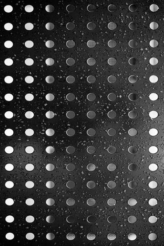 Raindrops on Metal: A Textured Journey