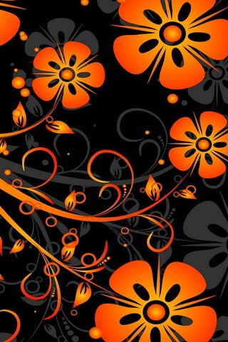 Vibrant Blooms: A Dance of Orange