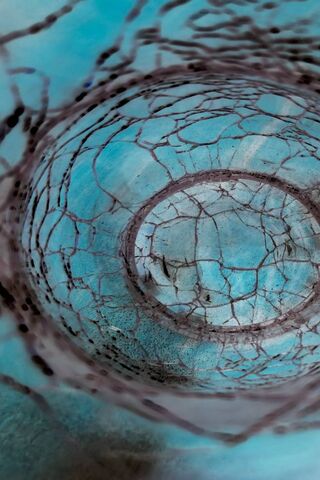Ocean's Embrace: The Turquoise Crackle