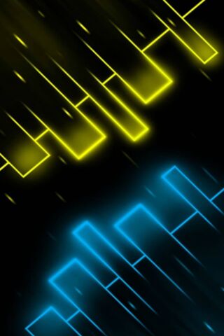 Neon Waves: A Dance of Light