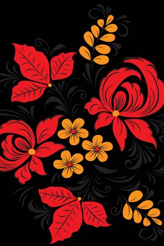 Vibrant Floral Ornaments 🌺✨