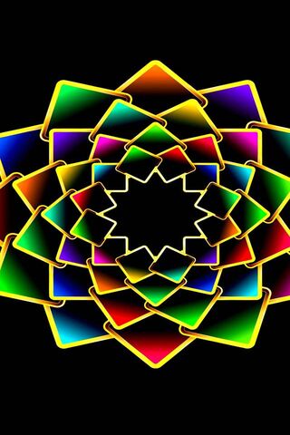 Vibrant Kaleidoscope Blossom 🌸✨