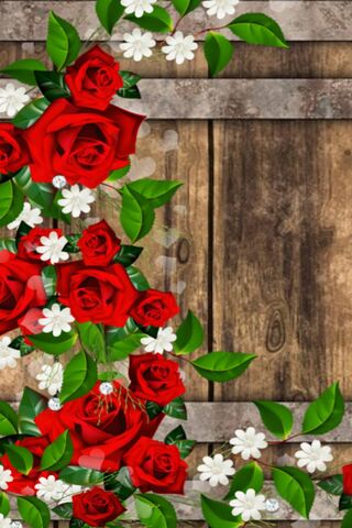 Romantic Blooms: A Rustic Rose Delight 🌹✨