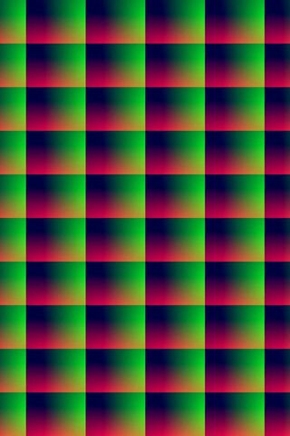 Vibrant Illusions: Neon Blinds