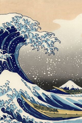 The Great Wave Wallpaper - Download To Your Mobile From Phoneky