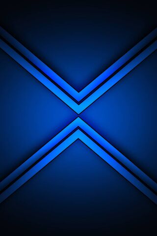 Dynamic Blue Arrows: A Visual Journey