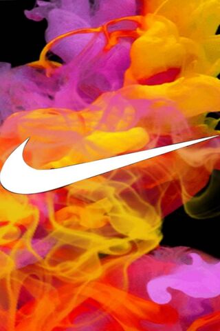 Phoneky โลโก Nike Orange Hd خلفيات