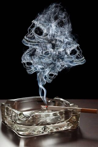 Eerie Elegance: The Dance of Smoke Skulls 💀💨