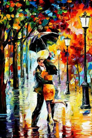 Ombrello Love Rain