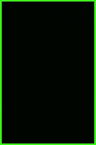 Borda verde de néon