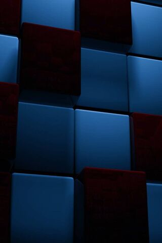 Mystical Blue Tiles: A Modern Mosaic