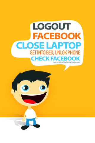 The Facebook Cycle: A Playful Reminder