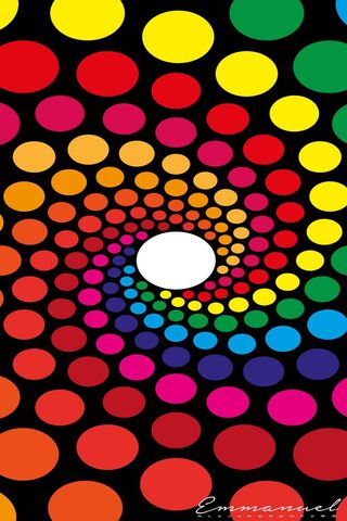 Colorful Whirl of Dots 🌈✨