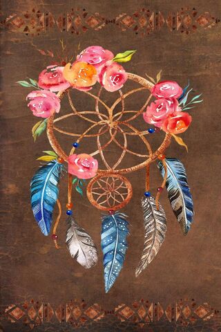 Dreamy Blossoms: A Floral Dreamcatcher 🌸✨