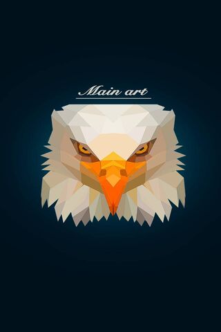 Majestic Eagle: A Polygonal Perspective 🦅✨