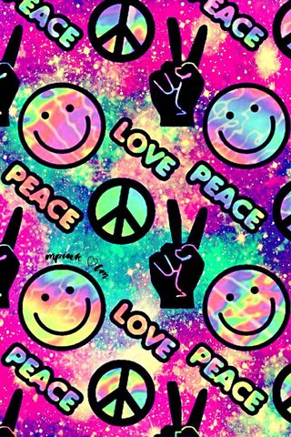 Peace Love Wallpaper - Download to your mobile from PHONEKY