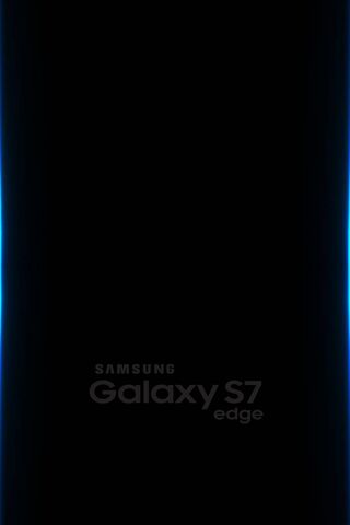 S7 Edge Blue Logo Wallpaper Download To Your Mobile From Phoneky