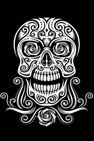 Tribal Skull Wallpaper Download To Your Mobile From Phoneky