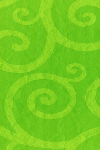 Whimsical Green Swirls 🌿✨