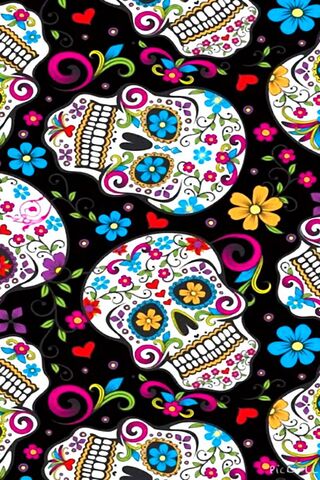 Vibrant Day of the Dead..