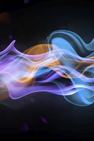 Whispers of Color: A Dance of Smoke