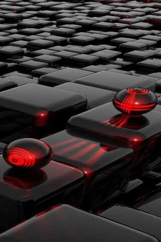 Crimson Reflections on a Dark Canvas 🔴🖤