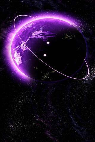Mystical Realm of the Purple Planet 🌌💜