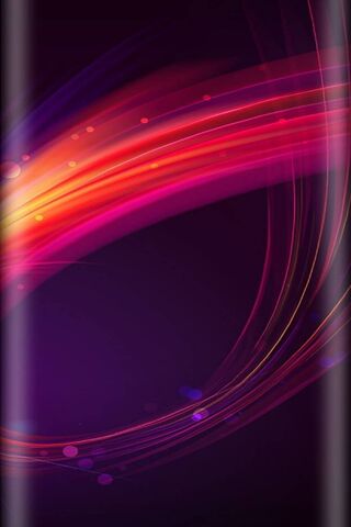 Vibrant Waves of AMOLED Red
