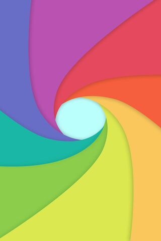 Vibrant Swirls: The Colorful Essence of Gionee M6
