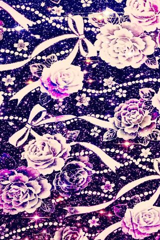 Glistening Petals: A Floral Fantasy 🌹✨