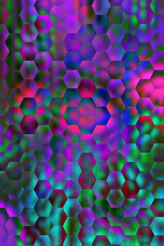 Vibrant Hexagonal Harmony 🎨✨