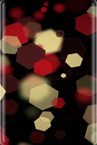 Crimson Dreams: A Dance of Shapes