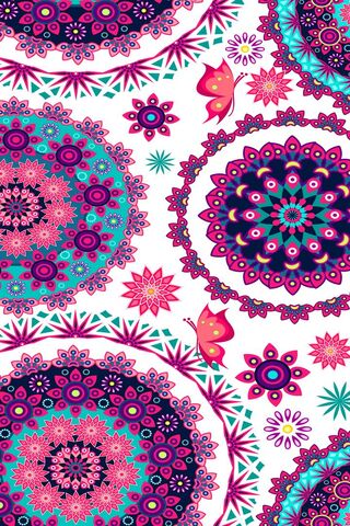 Vibrant Floral Mandalas..