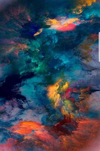 Vibrant Whirls of Colour