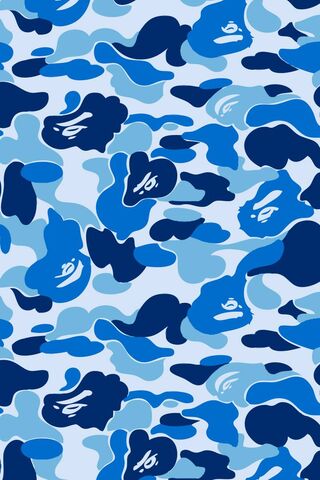Cool Blue Camo Vibes 🌊