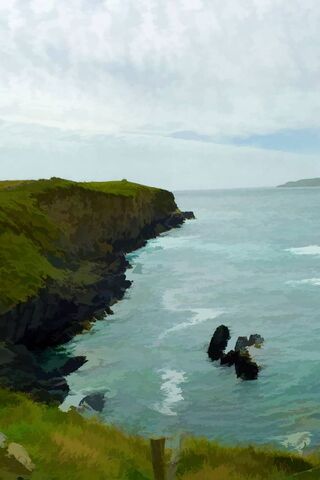 Serene Shores of Imagination