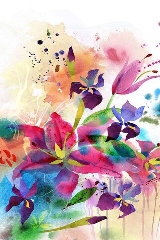 Vibrant Blooms of Imagi..