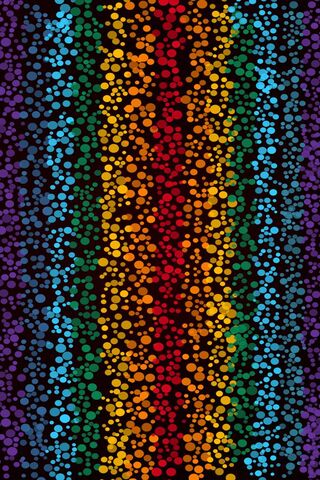 VIBGYOR Colors of Life Prism Art Print Design