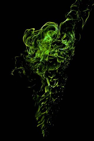 Mystical Flame-Green Whispers 🔥💚